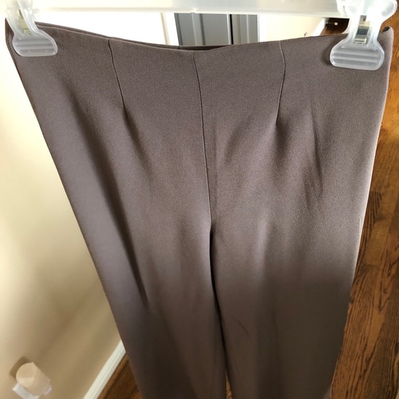 WILFRED Aritzia Calixa Pants Soot Brown Wide Leg - Picture 8 of 13